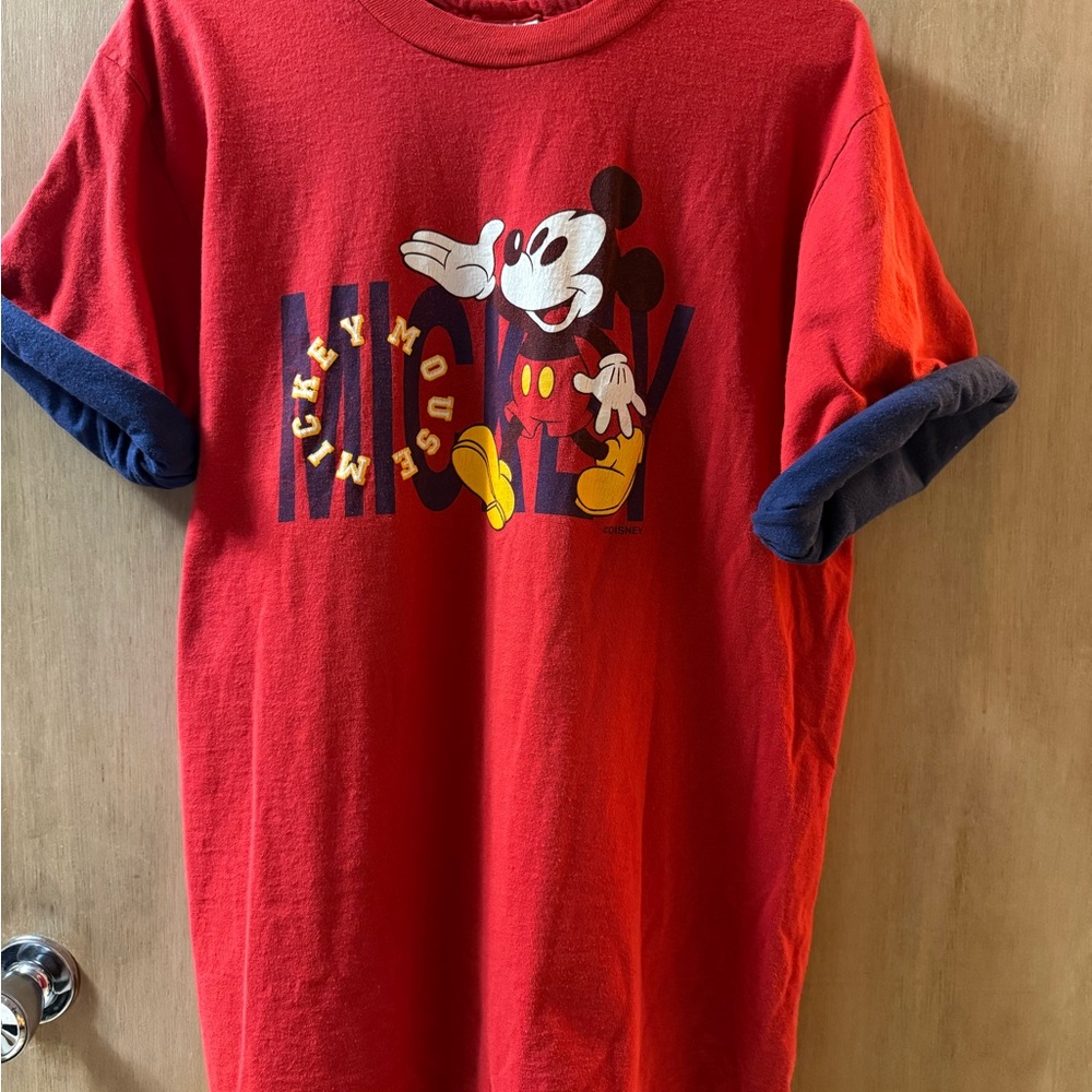 1990s Disney Red Mickey Mouse Tee